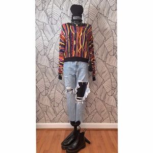 Coogi Inspired Cropped Sweater